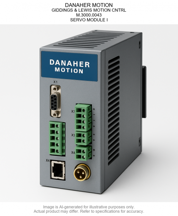 DANAHER MOTION; GIDDINGS & LEWIS MOTION CNTRL; M.3000.0043; SERVO MODULE I