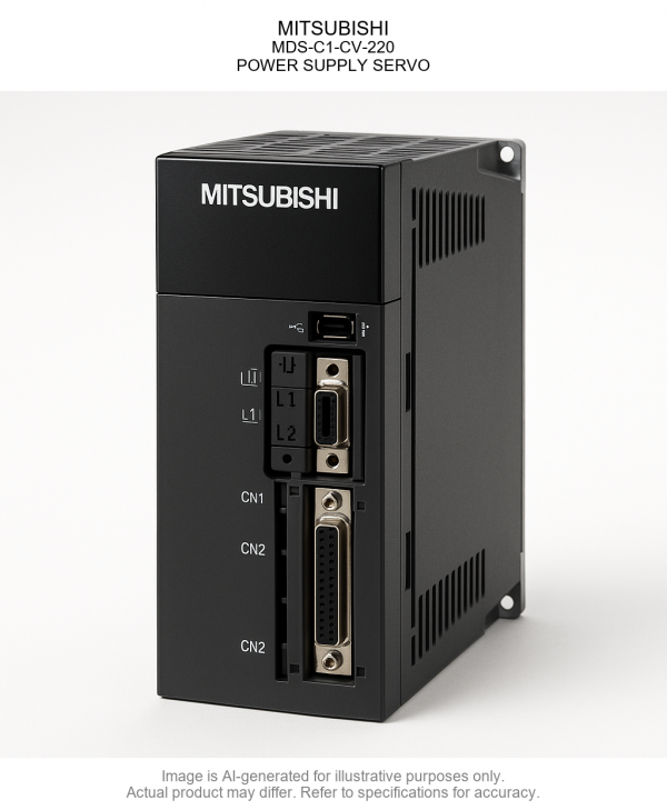 MDS-C1-CV-220.png MITSUBISHI; MDS-C1-CV-220; POWER SUPPLY SERVO