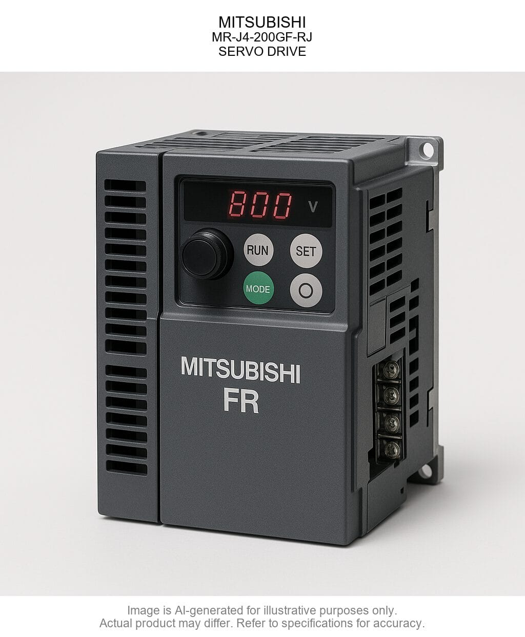 MITSUBISHI; MR-J4-200GF-RJ; SERVO DRIVE