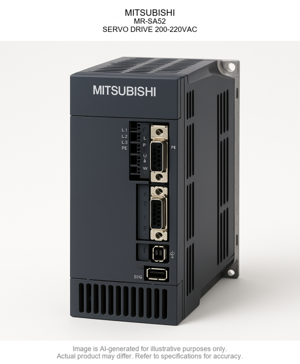 MR-SA52.png MITSUBISHI; MR-SA52; SERVO DRIVE 200-220VAC
