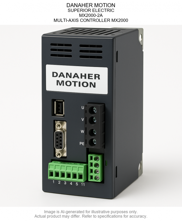 DANAHER MOTION; SUPERIOR ELECTRIC; MX2000-2A; MULTI-AXIS CONTROLLER MX2000