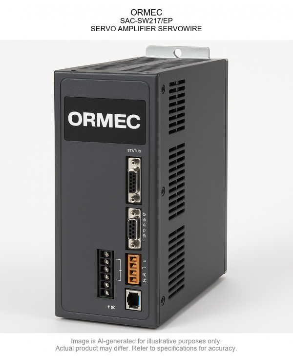 ORMEC; SAC-SW217/EP; SERVO AMPLIFIER SERVOWIRE
