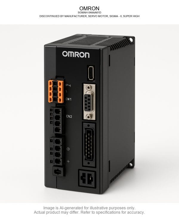 OMRON; SGMAH-04AAA61D; SERVO MOTOR