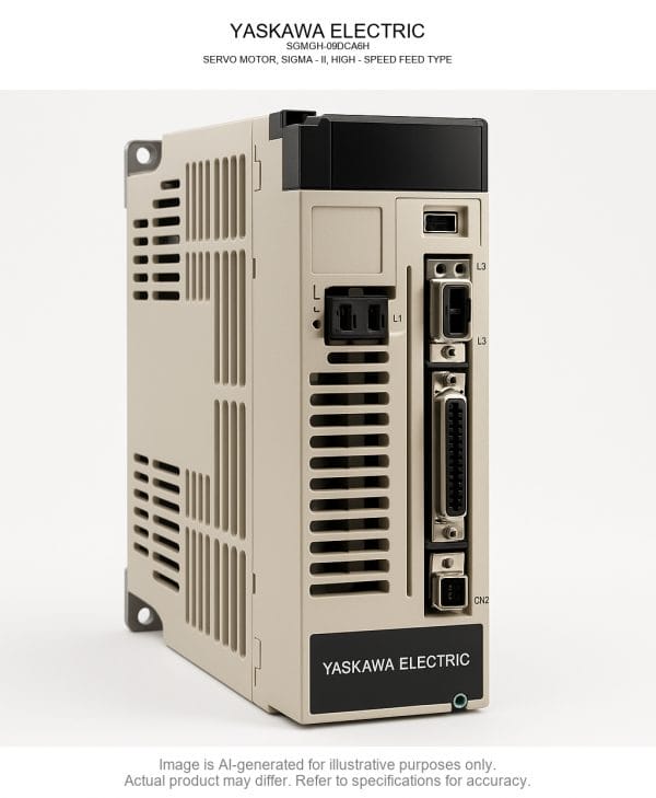 YASKAWA ELECTRIC; SGMGH-09DCA6H; SERVO MOTOR