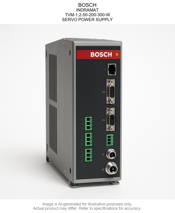 BOSCH; INDRAMAT; TVM-1.2-50-200-300-W; SERVO POWER SUPPLY