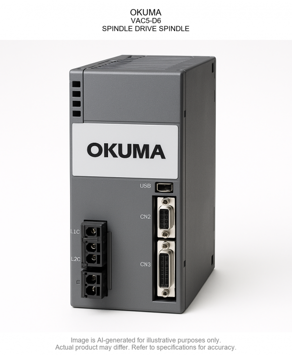VAC5-D6.png OKUMA; VAC5-D6; SPINDLE DRIVE SPINDLE