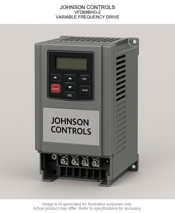 JOHNSON CONTROLS; Variable Frequency Drive68BHG-2; VARIABLE FREQUENCY DRIVE