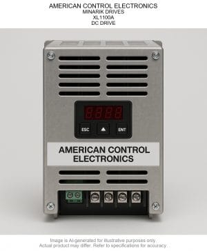 AMERICAN CONTROL ELECTRONICS; MINARIK DRIVES; XL1100A; DC DRIVE