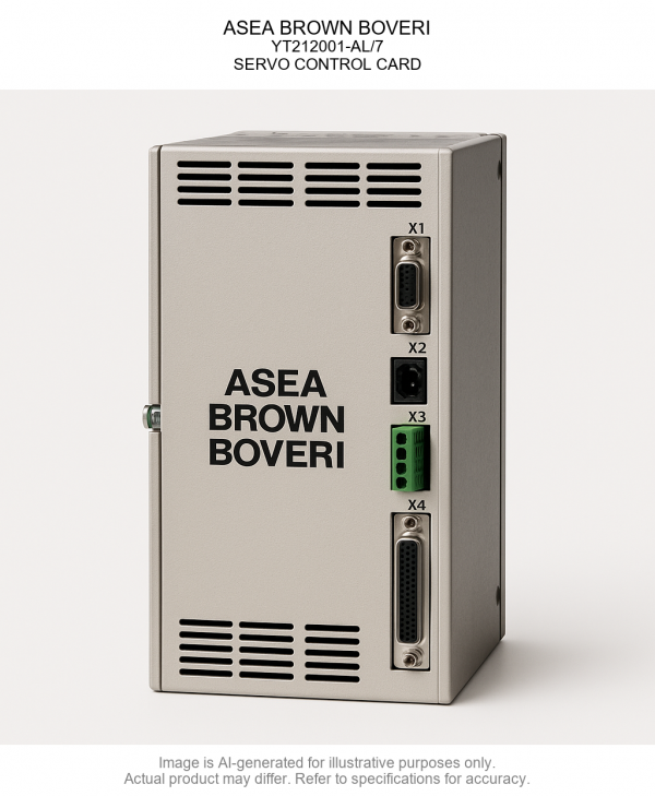 ASEA BROWN BOVERI; YT212001-AL/7; SERVO CONTROL CARD