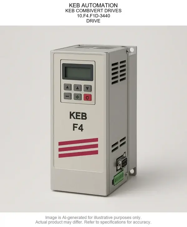 KEB AUTOMATION; KEB COMBIVERT DRIVES; 10.F4.F1D-3440; DRIVE