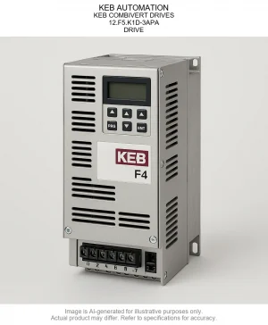KEB AUTOMATION; KEB COMBIVERT DRIVES; 12.F5.K1D-3APA; DRIVE