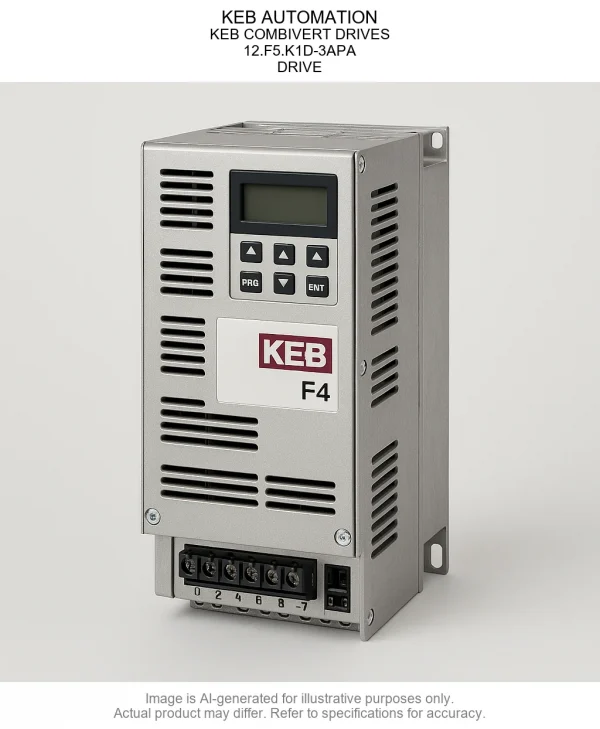 KEB AUTOMATION; KEB COMBIVERT DRIVES; 12.F5.K1D-3APA; DRIVE