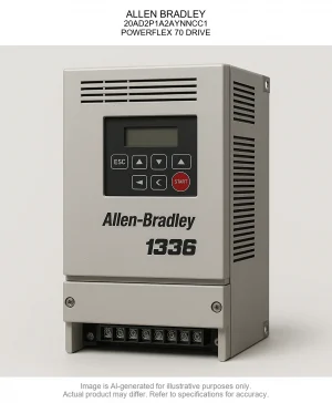 ALLEN BRADLEY; 20AD2P1A2AYNNCC1; POWERFLEX 70 DRIVE