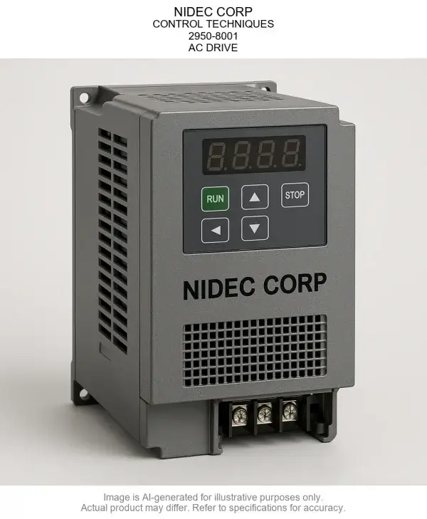 2950-8001.webp NIDEC CORP; CONTROL TECHNIQUES; 2950-8001; AC DRIVE