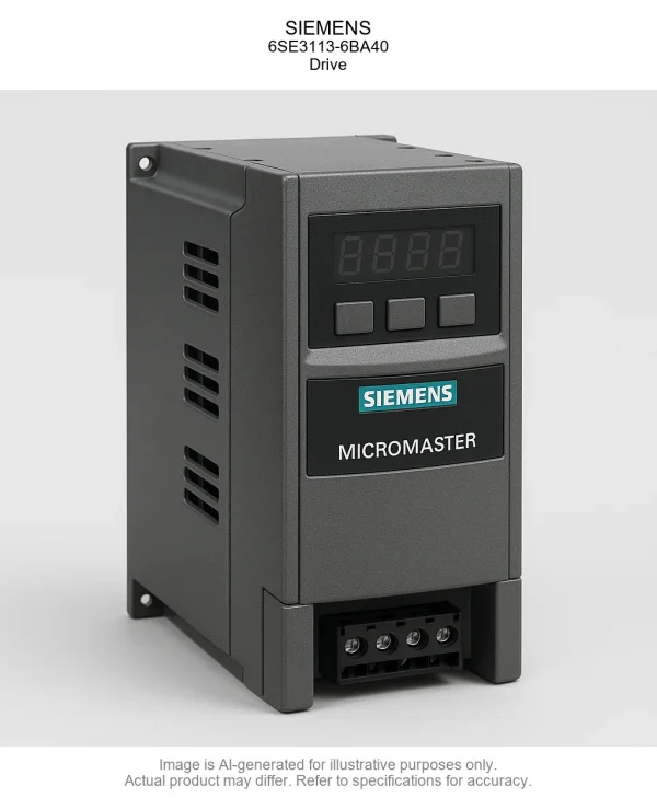 6SE3113-6BA40.webp SIEMENS; 6SE3113-6BA40; Drive
