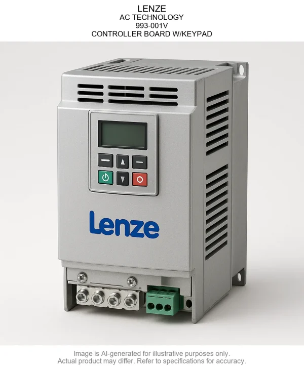 LENZE; AC TECHNOLOGY; 993-001V; CONTROLLER BOARD W/KEYPAD