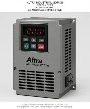 ALTRA INDUSTRIAL MOTION; BOSTON GEAR; ACE102V1P0005C; AC ADJUSTABLE SPEED DRIVE