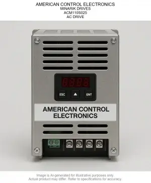 AMERICAN CONTROL ELECTRONICS; MINARIK DRIVES; ACM110S025; AC DRIVE