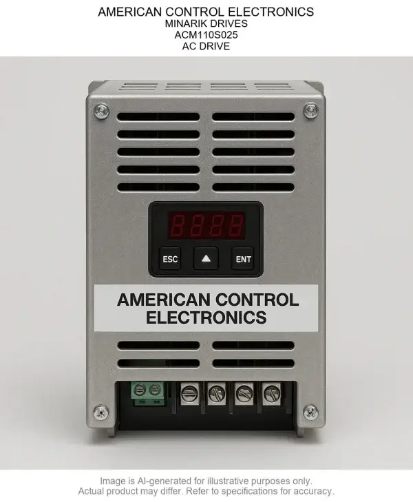 ACM110S025.webp AMERICAN CONTROL ELECTRONICS; MINARIK DRIVES; ACM110S025; AC DRIVE