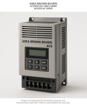 ASEA BROWN BOVERI; ACS255-03U-18A0-2+B068; ACS255 AC DRIVE