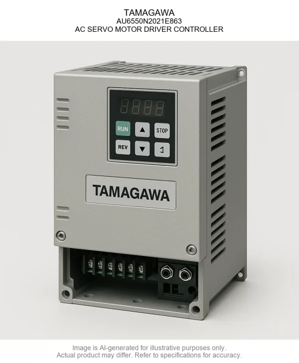 TAMAGAWA; AU6550N2021E863; AC SERVO MOTOR DRIVER CONTROLLER