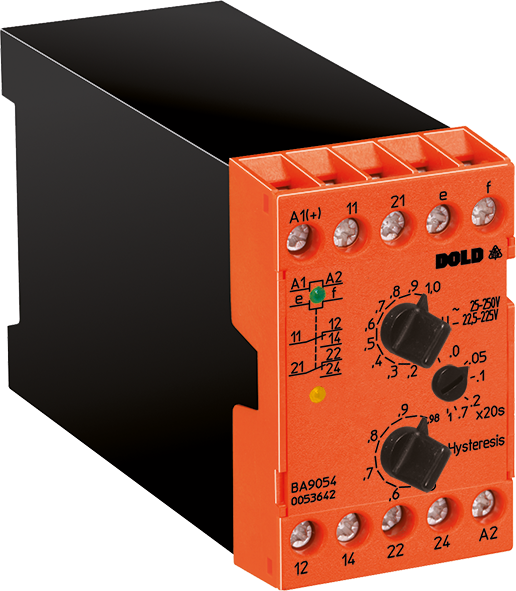 BA9054_600x600.png DOLD 0057026: BA9054/112 AC16 2/3HZ25-250V Tv=20S Voltage relay