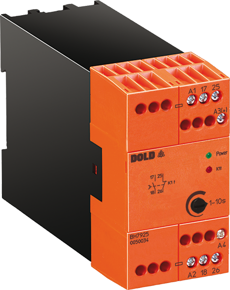 DOLD 0050034: BH7925.21/100 AC/DC24V+AC230V 1-10S Delay module