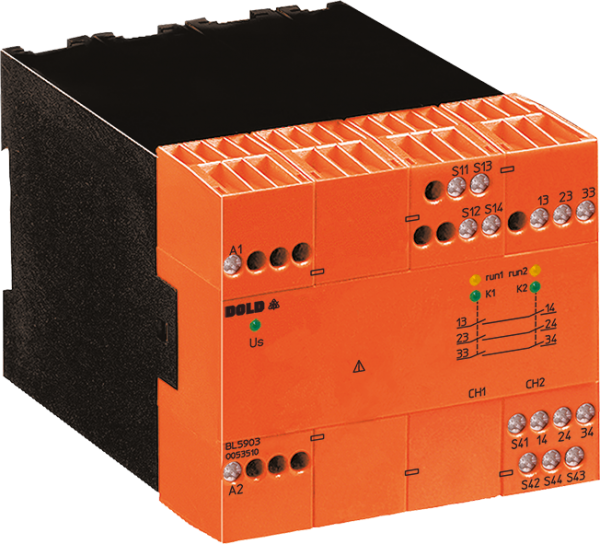 DOLD 0053476: BL5903.03/00000 AC110V Emergency stop module with voltage failure detection