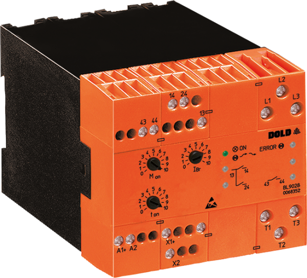 DOLD 0068352: BL9028.03 3AC200-480V UH=DC24V 11kW Softstarter with braking function