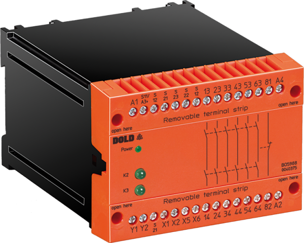 DOLD 0050634: BO5988.47/124 DC24V+AC42V 1-10S Emergency stop module