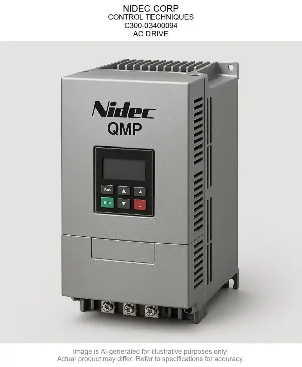 NIDEC CORP; CONTROL TECHNIQUES; C300-03400094; AC DRIVE