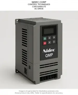 NIDEC CORP; CONTROL TECHNIQUES; C300-04400170; AC DRIVE