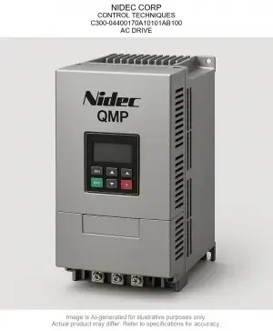 NIDEC CORP; CONTROL TECHNIQUES; C300-04400170A10101AB100; AC DRIVE
