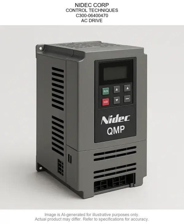 NIDEC CORP; CONTROL TECHNIQUES; C300-06400470; AC DRIVE