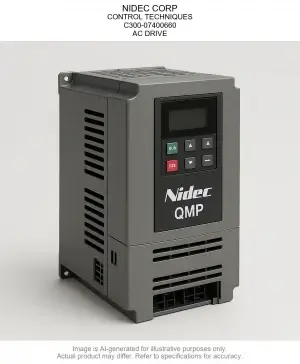 NIDEC CORP; CONTROL TECHNIQUES; C300-07400660; AC DRIVE