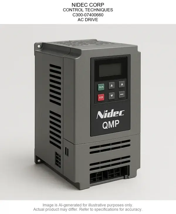 NIDEC CORP; CONTROL TECHNIQUES; C300-07400660; AC DRIVE