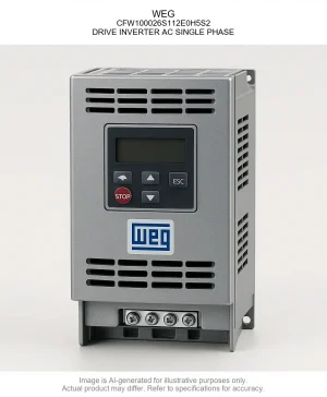 WEG; CFW100026S112E0H5S2; DRIVE INVERTER AC SINGLE PHASE