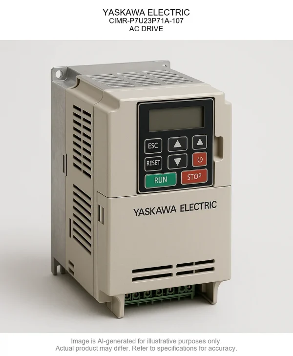 CIMR-P7U23P71A-107.webp YASKAWA ELECTRIC; CIMR-P7U23P71A-107; AC DRIVE