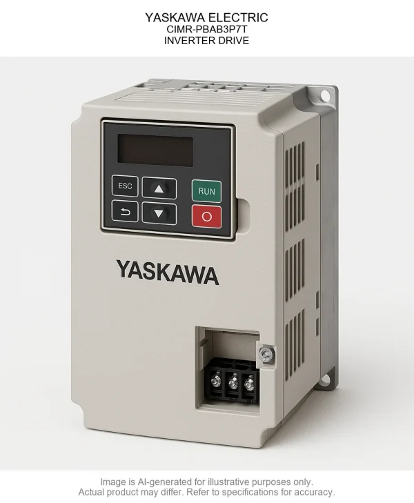 CIMR-PBAB3P7T.webp YASKAWA ELECTRIC; CIMR-PBAB3P7T; INVERTER DRIVE