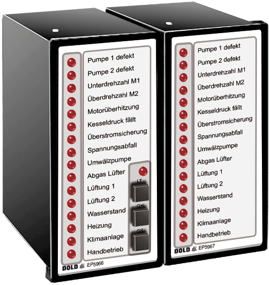 DOLD 0049905: EP5966 AC/DC24-60V UH DC24V 20MS Fault Annunciator System