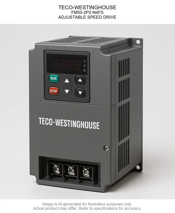 FM50-2P2-N4FS.webp TECO-WESTINGHOUSE; FM50-2P2-N4FS; ADJUSTABLE SPEED DRIVE