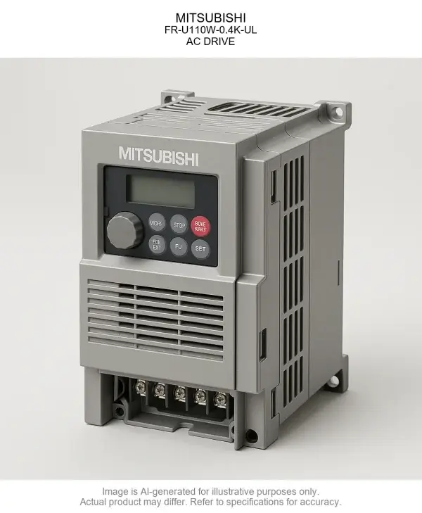 FR-U110W-0.4K-UL.webp MITSUBISHI; FR-U110W-0.4K-UL; AC DRIVE