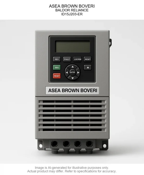 ASEA BROWN BOVERI; BALDOR RELIANCE; ID15J203-ER;