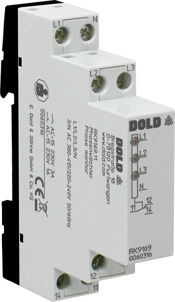 DOLD 0060316: RK9169.11 3AC380-415/220-240V Phase monitor