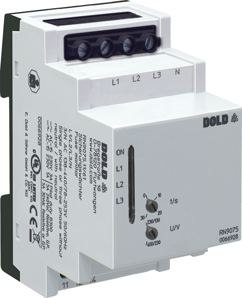 DOLD 0069882: RN9075.11/001/61 3/N AC138-440V Fuse Monitor
