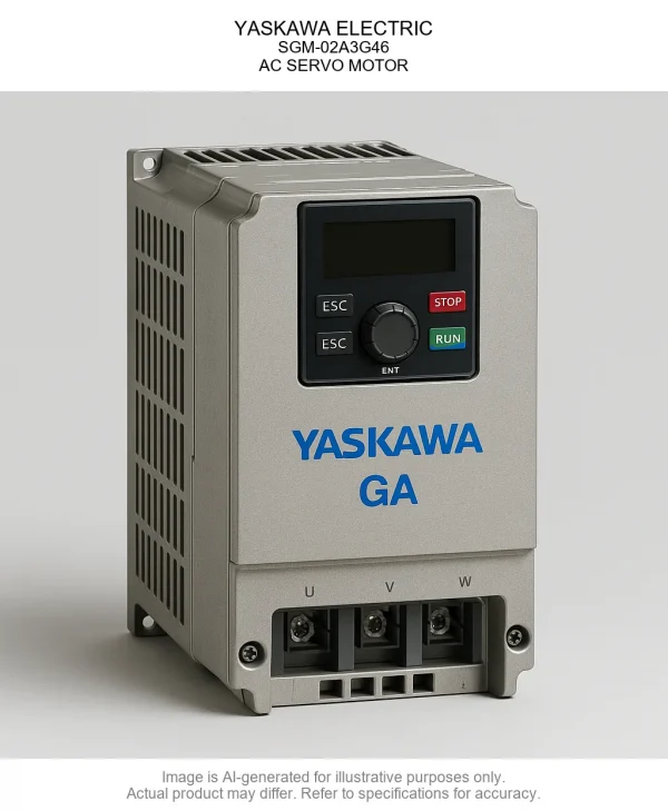 YASKAWA ELECTRIC; SGM-02A3G46; AC SERVO MOTOR