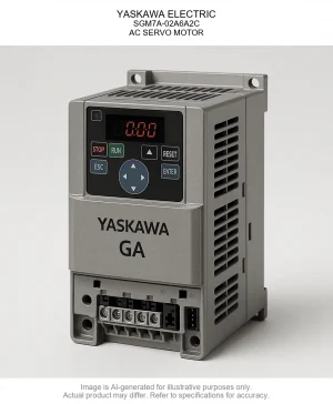 YASKAWA ELECTRIC; SGM7A-02A6A2C; AC SERVO MOTOR