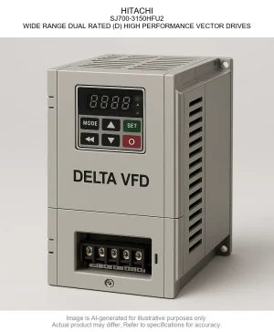 HITACHI; SJ700-3150HFU2; WIDE RANGE DUAL RATED (D) HIGH PERFORMANCE VECTOR DRIVES