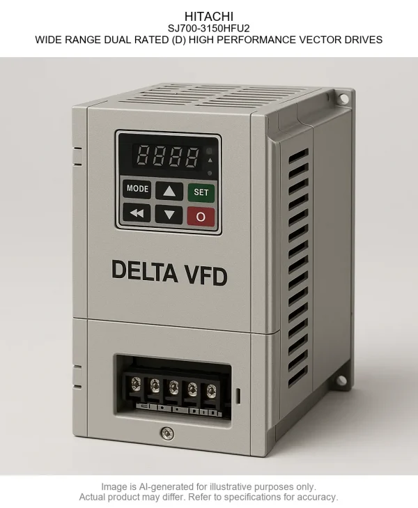 HITACHI; SJ700-3150HFU2; WIDE RANGE DUAL RATED (D) HIGH PERFORMANCE VECTOR DRIVES
