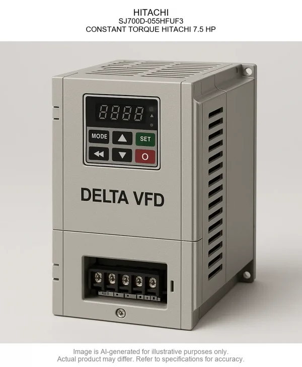 HITACHI; SJ700D-055HFUF3; CONSTANT TORQUE HITACHI 7.5 HP